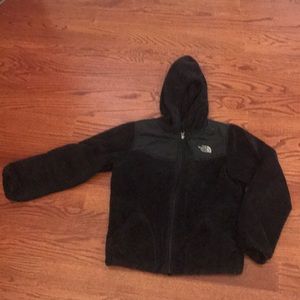 North Face hooded fleece